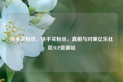 快手买粉丝，快手买粉丝，真相与对策亿乐社区SUP货源站  第1张