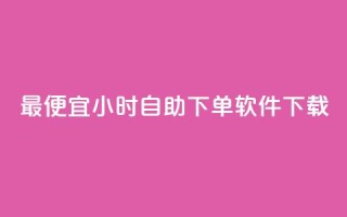 最便宜24小时自助下单软件下载,dy免费24小时下单平台 - 全网最低价卡盟 - 抖音低价网