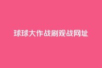 球球大作战刷观战网址,快手一元秒杀10000播放 - KS播放量自助 - 抖音全网老马最低价业务