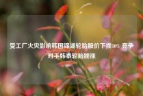 受工厂火灾影响韩国锦湖轮胎股价下挫10% 竞争对手韩泰轮胎跳涨