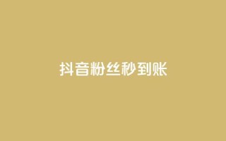 抖音粉丝秒到账,抖音点赞极速到账 - dy低价下单平台 - 抖音快手低价业务网