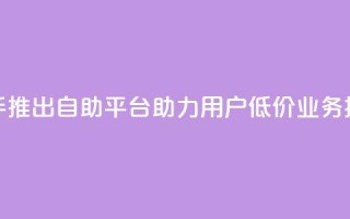 快手推出自助平台 助力用户低价业务操作