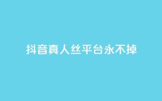 抖音真人丝平台 永不掉 - 快手一块钱一百个微信支付